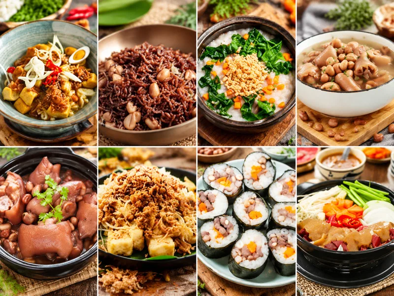 Đậu phộng có thể kết hợp với nhiều món ăn như salad, xôi, cháo hoặc món ăn nhẹ để tăng thêm hương vị và dinh dưỡng.